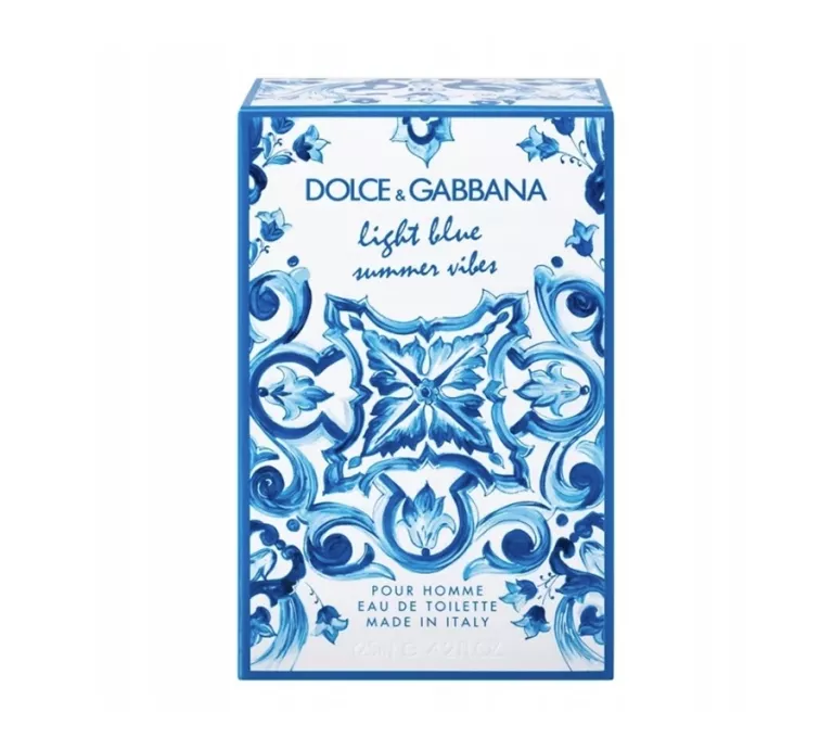 DOLCE & GABBANA LIGHT BLUE SUMMER VIBES EDT WODA TOALETOWA DLA MĘŻCZYZN