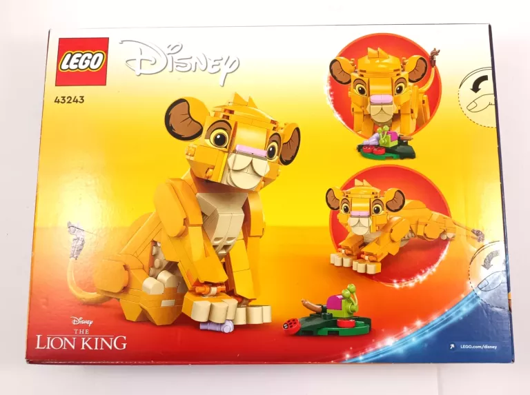 KLOCKI LEGO DISNEY 43243 KRÓL LEW - LWIĄTKO SIMBA