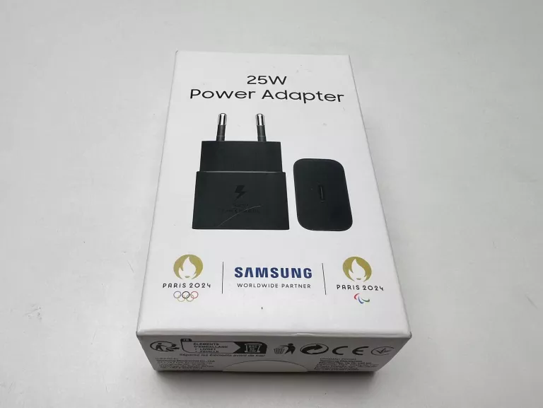 ŁADOWARKA SIECIOWA SAMSUNG EP-T2510NB 25W FAST CHARGE USB-C, CZARNA