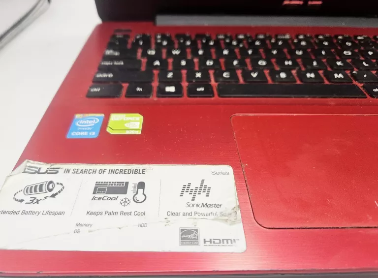 LAPTOP ASUS F555L 4GB/1000GB OPIS!