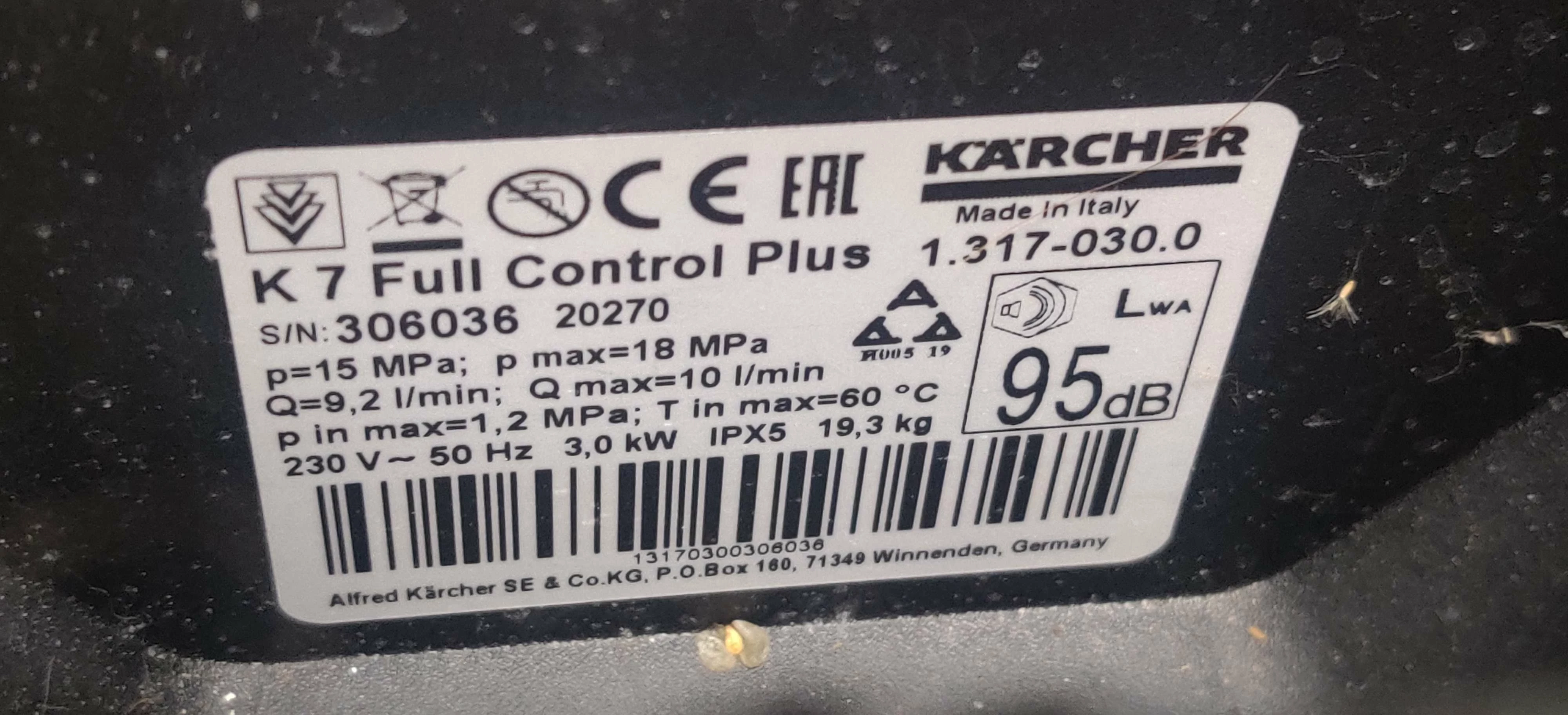 myjka-cisnieniowa-karcher-k7-full-control-plus-maksymalna-moc-300000