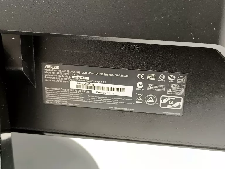 MONITOR ASUS VH197
