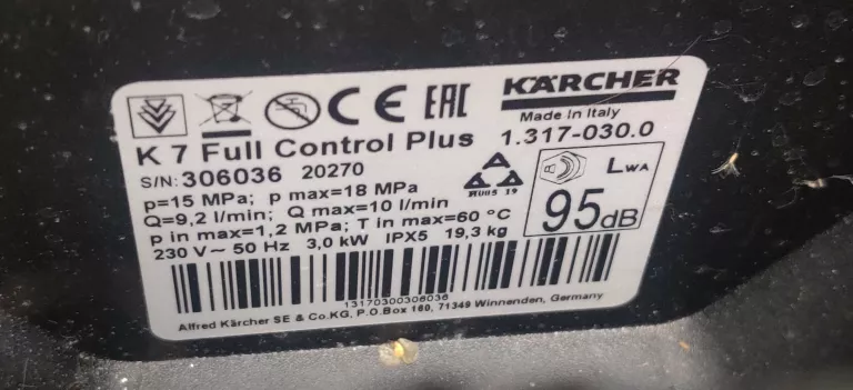 myjka-cisnieniowa-karcher-k7-full-control-plus-maksymalna-moc-300000