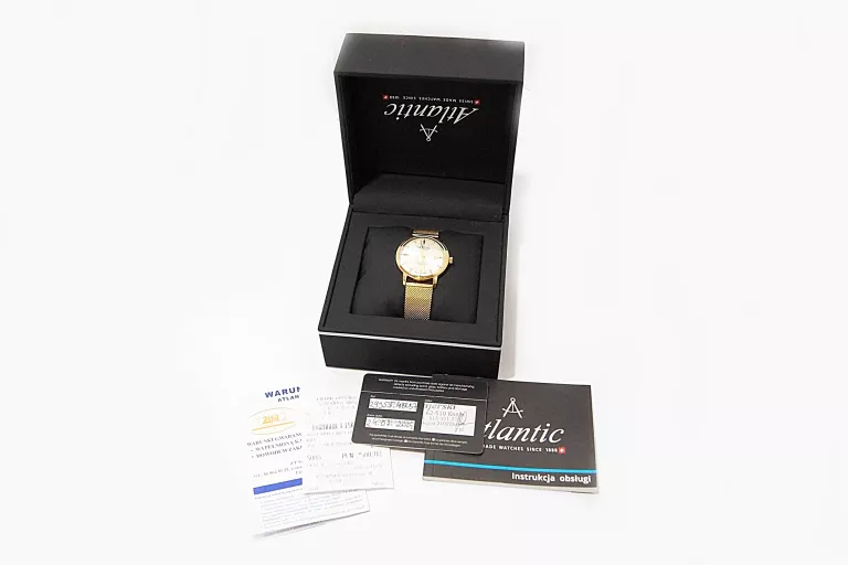 ZEGAREK ATLANTIC DE LUXE DIAMONDS SAPPHIRE 29355