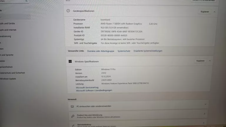 LAPTOP LENOVO IDEAPAD 5 PRO 16ACH6 RYZEN 7 5800H 512GB SSD AMD FIRE 16GB