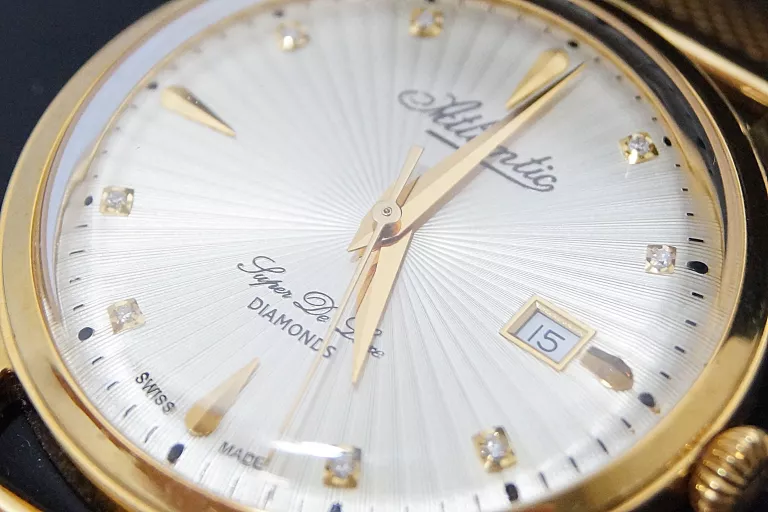ZEGAREK ATLANTIC DE LUXE DIAMONDS SAPPHIRE 29355