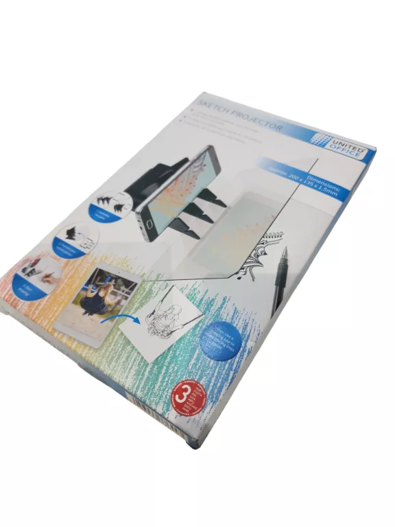 PROJEKTOR UNITED OFFICE SKETCH Z UCHWYTEM NA SMARTFON