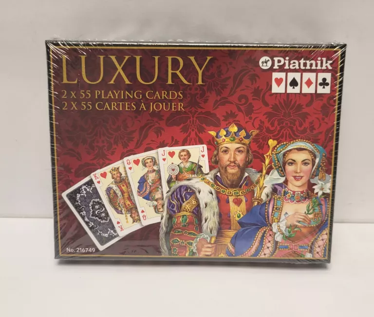 KARTY DO GRY PIATNIK LUXURY 2 TALIE LUX