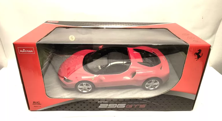 ZDALNIE STEROWANY SAMOCHÓD FERRARI 296 GTS RASTAR 1:16 R/C