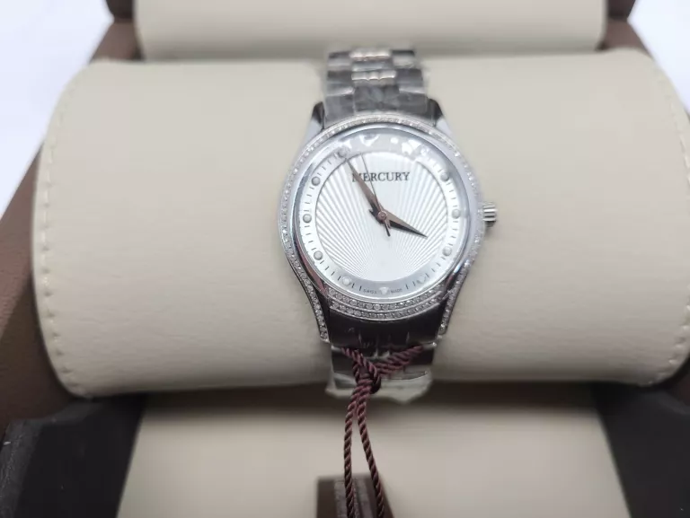 ZEGAREK DAMSKI MERCURY ME320-SS-D-1 SWISS DIAMOND