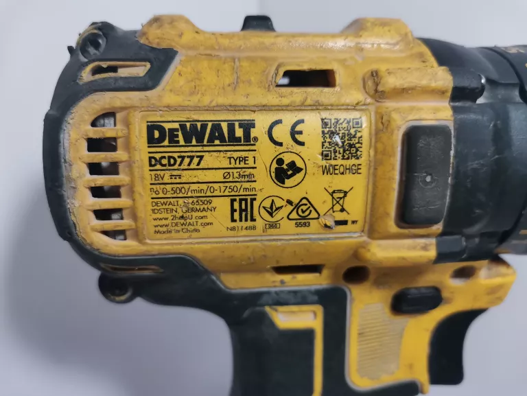 WKRĘTARKA DEWALT DCD777