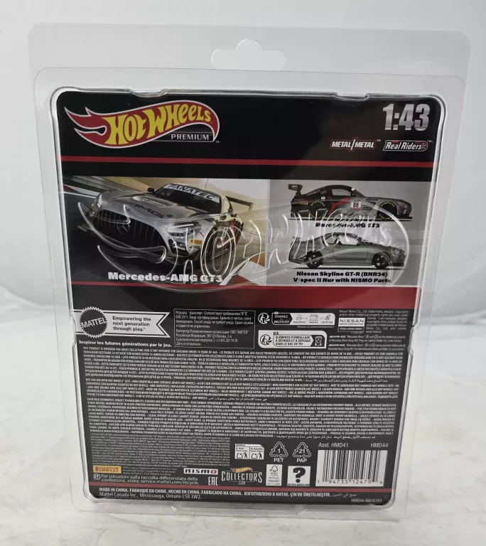 HOT WHEELS PREMIUM 1:43 MERCEDES-AMG GT3