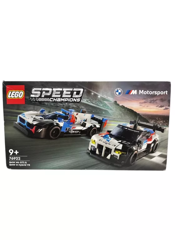 LEGO SPEED CHAMPIONS SAMOCHODY WYŚCIGOWE BMW M4 BMW HYBRID V8 76922