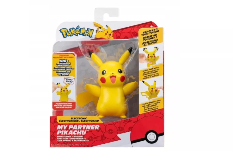 POKEMON MY PARTNER PIKACHU INTERAKTYWNA FIGURKA