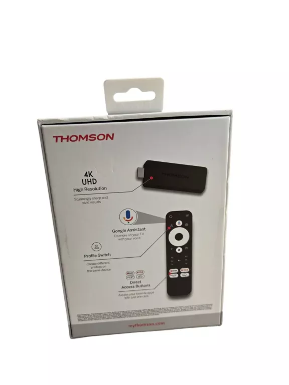 SMART STREAMING STICK 140 THOMSON SMART TV SMART STICK GOOGLE TV CHROMECAS