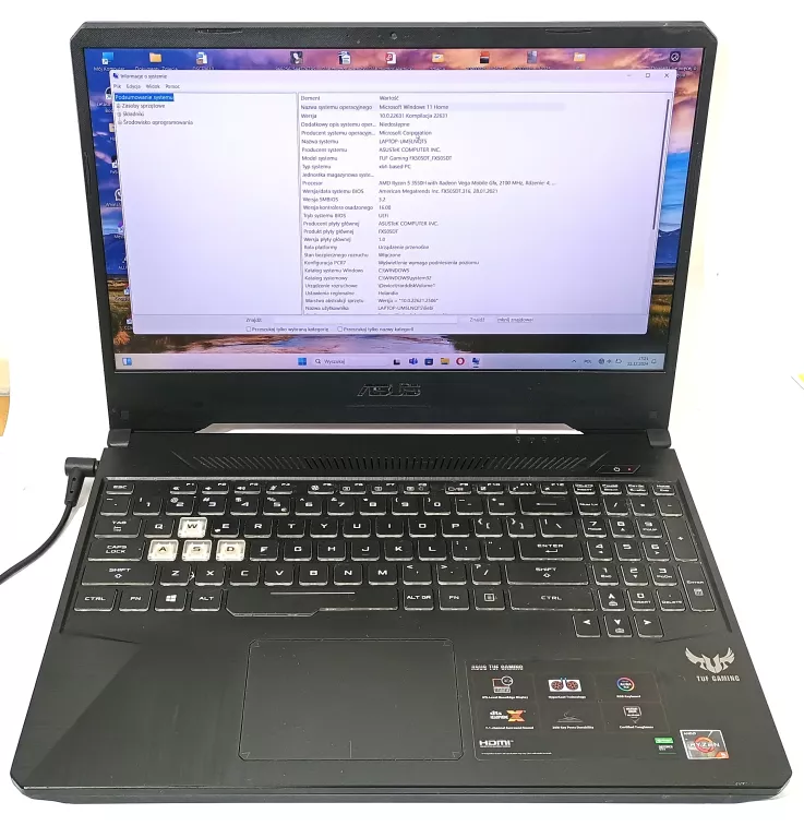 LAPTOP FX505DT ASUS TUF GAMING