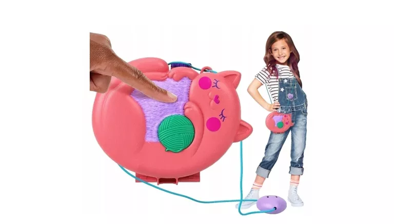 LALKA POLLY POCKET TOREBKA KOTEK ZESTAW DO ZABAWY