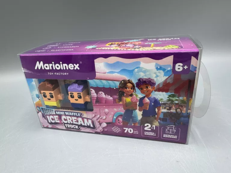 MINI WAFFLE ICE CREAM TRUCK 70 EL. MARIOINEX TOY FACTORY
