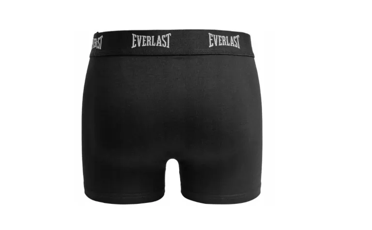 BOKSERKI MĘSKIE EVERLAST 2PAK CZARNE L DOPASOWANY KRÓJ 2 SZT