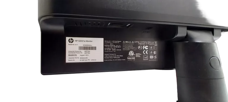 MONITOR HP S2031A 20