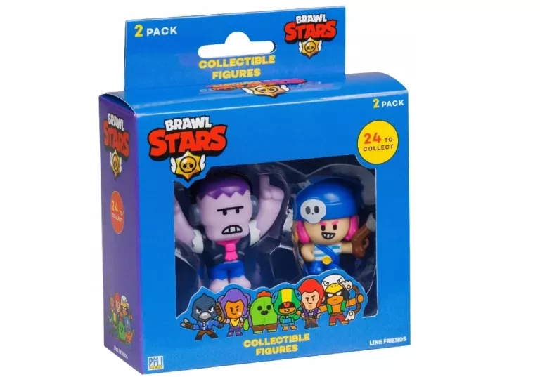 ZESTAW BRAWL STARS 2 FIGURKI FIGURKA FRANK I PENNY IDEALNE NA PREZENT