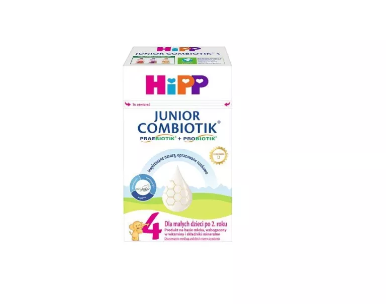 MLEKO MODYFIKOWANE HIPP JUNIOR COMBIOTIK 4 550 G 12/2025R