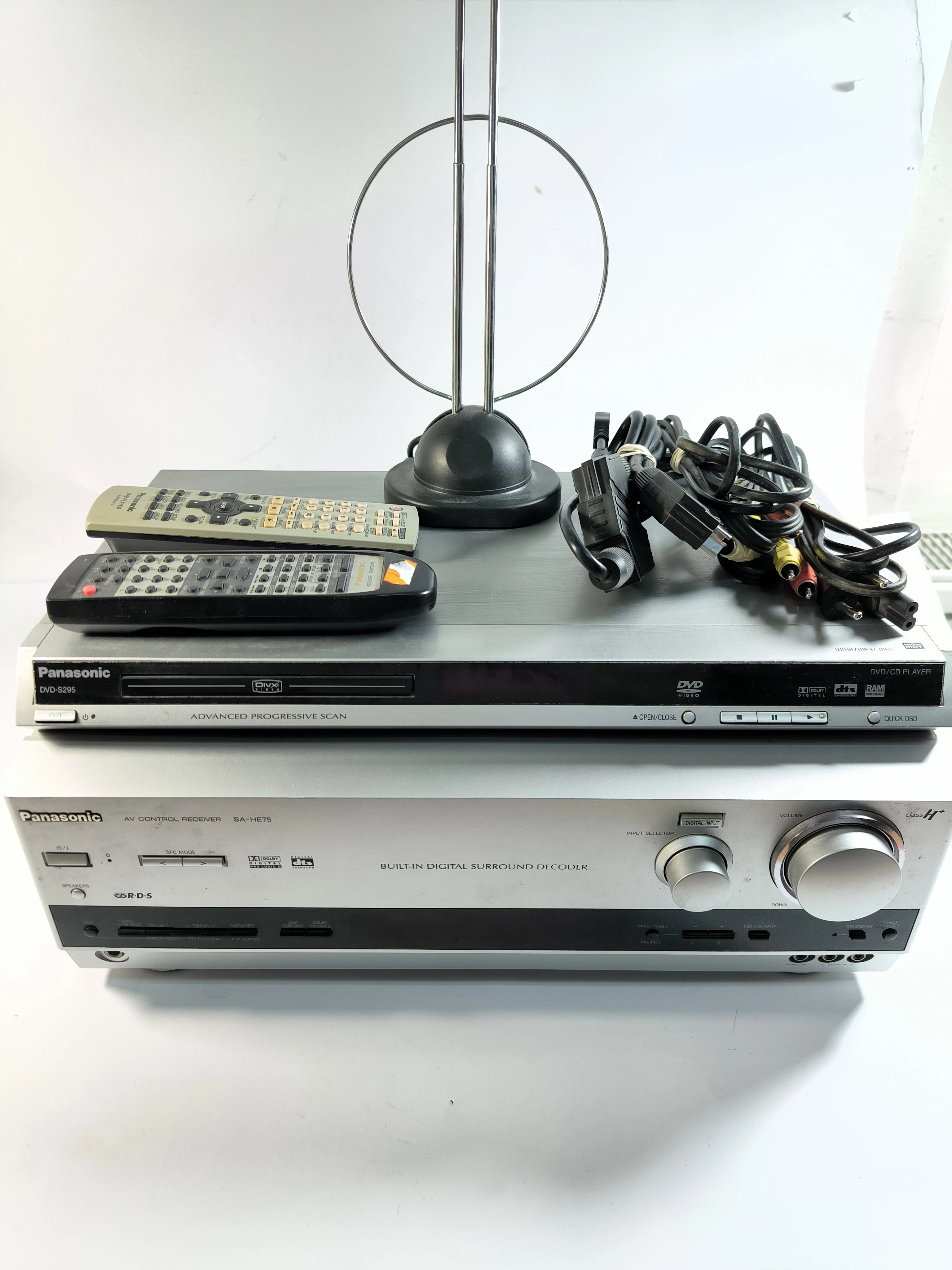 amplituner-panasonic-sa-he75-dvd-panasonic-dvd-s295-piloty-dabrowskiego-30-naklo