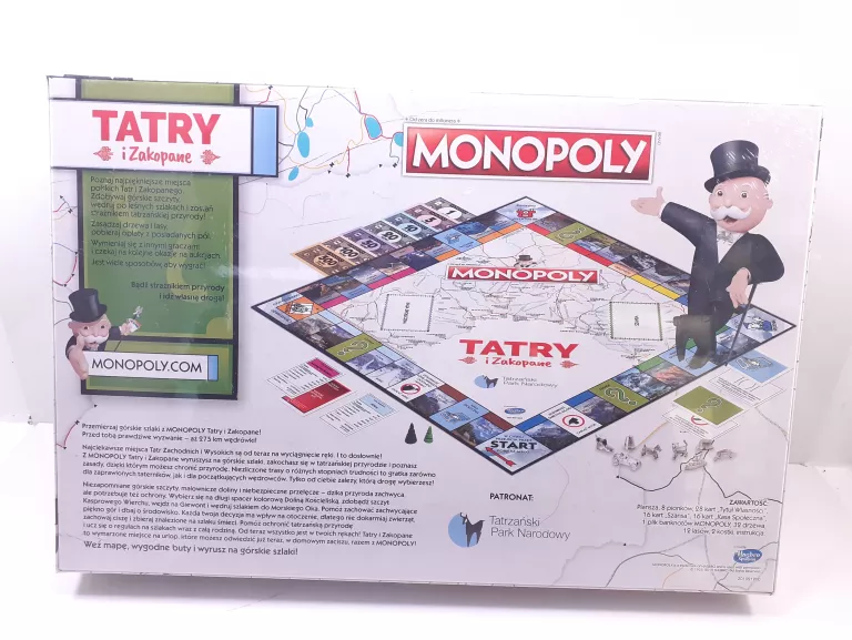 GRA PLANSZOWA MONOPOLY TATRY I ZAKOPANE
