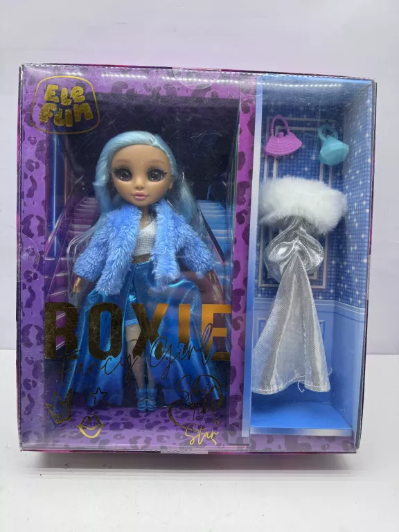 ELEFUN LALKA ROXIE FANCY GIRL SHINE LIKE A STAR + AKCESORIA BLUE PREZENT