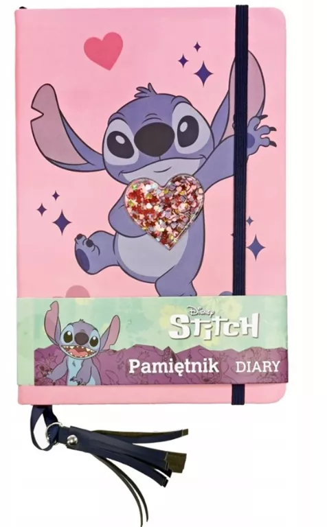 PAMIĘTNIK A5 NOTES NOTATNIK STITCH RÓŻOWY DLA DZIEWCZYNKI LILO I STICH A5