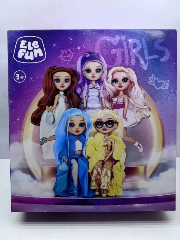 ELEFUN LALKA ROXIE FANCY GIRL SHINE LIKE A STAR + AKCESORIA BLUE PREZENT