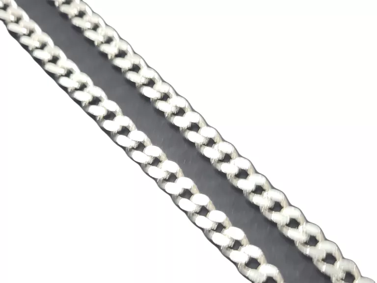 SB023 SREBRO 925 POKAŹNY GRUBY ŁAŃCUSZEK PANCERKA DŁUGOŚĆ 51 CM