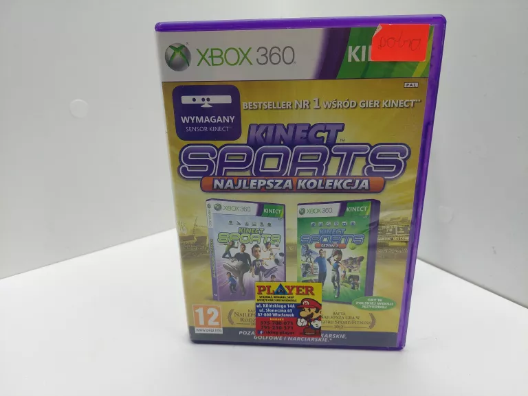 GRA XBOX 360 KINECT SPORTS NAJLEPSZA KOLEKCJA