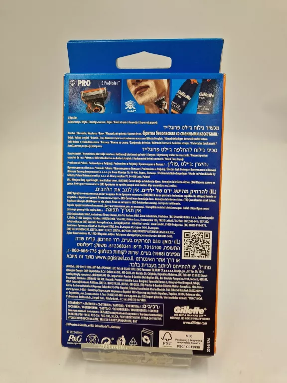 MASZYNKA DO GOLENIA GILLETE PROGLIDE + 2 WKŁADY