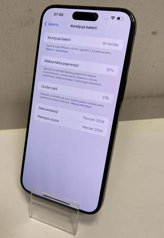 TELEFON IPHONE 15 PRO MAX 512GB!OPIS!
