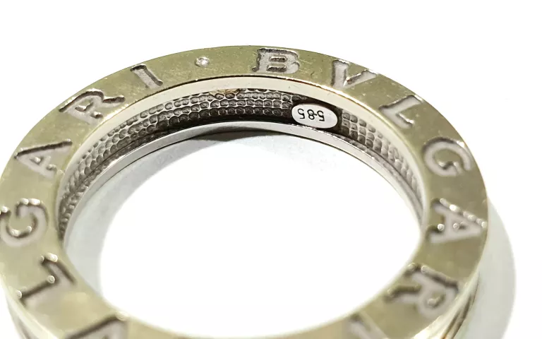 ZŁOTA OBRĄCZKA BVLGARI PRÓBY 585/6,48G R.17