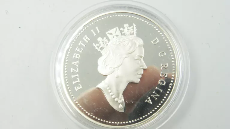 SREBRNY DOLLAR CANADA 1992 DYLIŻANS 175. ROCZNICA KINGSTON STAGECOACH AG 2