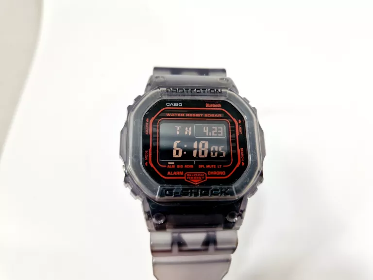 ZEGAREK G-SHOCK CASIO DW-B5600 | CZARNY PRZEZROCZYSTY | + DOW ZAK