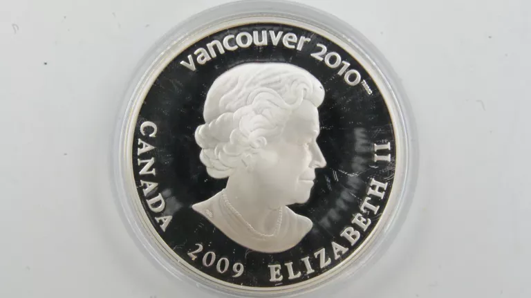 SREBRNE 25 DOLARÓW ZIMOWE IGRZYSKA OLIMPIJSKIE 2010, VANCOUVER NARCIARSTWO