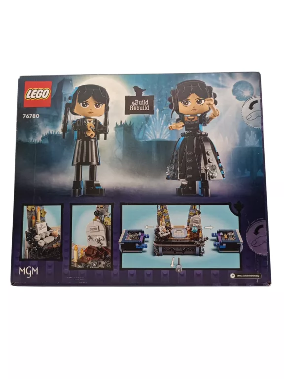 LEGO WEDNESDAY ADDAMS 76780 BRAMA AKADEMII NEVERMORE AKCESORIA 2 W 1