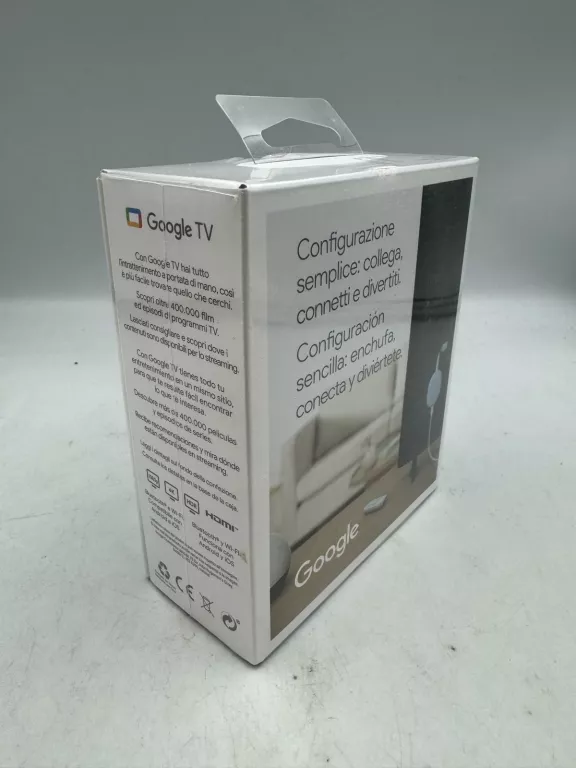 ODTWARZACZ MULTIMEDIALNY GOOGLE CHROMECAST 4.0 FULL HD 8 GB