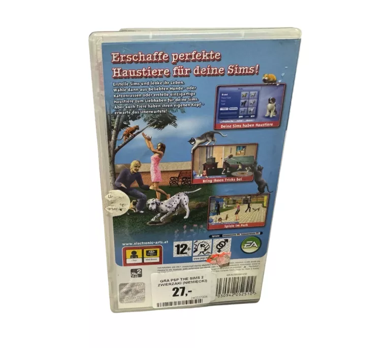 GRA PSP THE SIMS 2 ZWIERZAKI (NIEMIECKI)