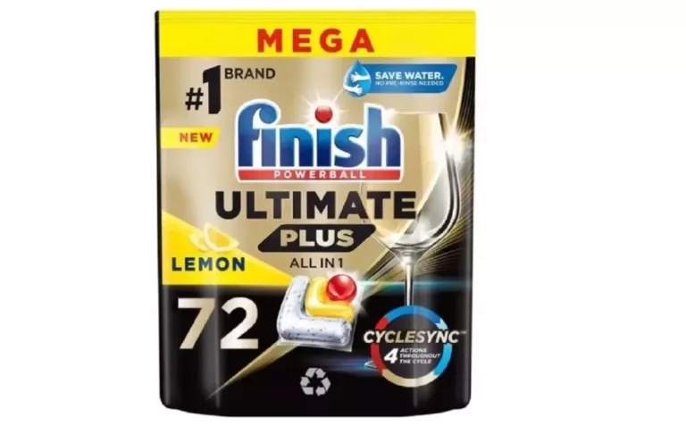 KAPSUŁKI FINISH ULTIMATE PLUS 72 SZT LEMON