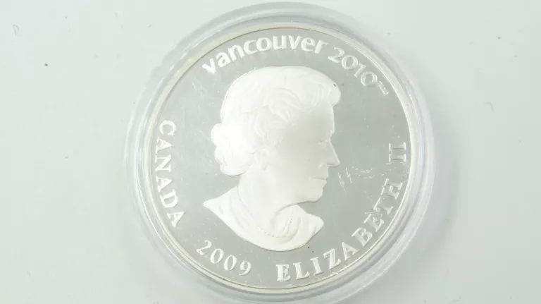 SREBRNE 25 DOLARÓW ZIMOWE IGRZYSKA OLIMPIJSKIE 2010, VANCOUVER NARCIARSTWO