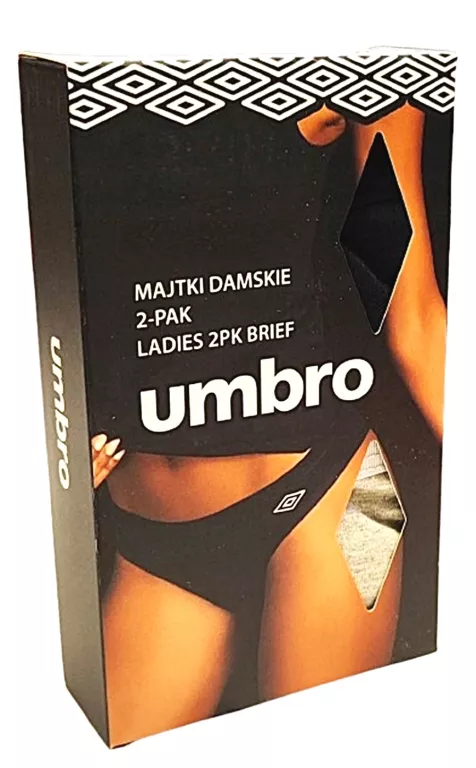 UMBRO MAJTKI DAMSKIE 2 PAK ROZMIAR S