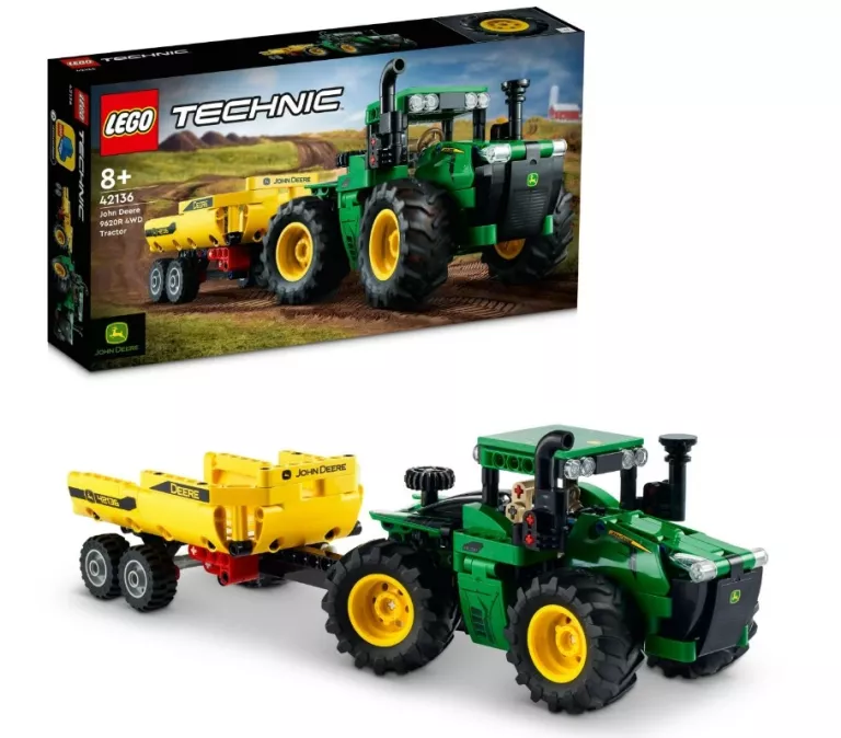 LEGO TECHNIC 42136 TRAKTOR JOHN DEERE 9620R 4WD