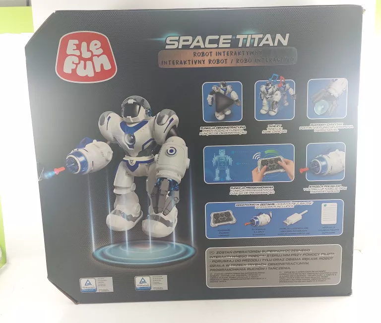 INTERAKTYWNY ZDALNIE STEROWANY ROBOT - SPACE TITAN #IGŁA