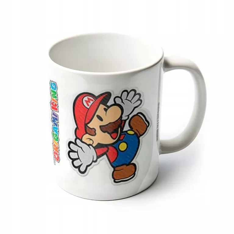 KUBEK Z NADRUKIEM SUPER MARIO ORYGINALNY KUBEK DLA DZIECI 315 ML