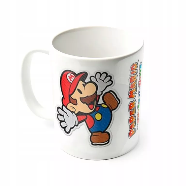 KUBEK Z NADRUKIEM SUPER MARIO ORYGINALNY KUBEK DLA DZIECI 315 ML