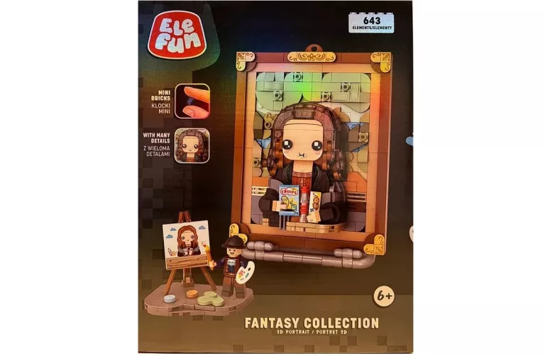 KLOCKI ELEFUN PORTRET 3D FANTASY COLLECTION 643 EL.
